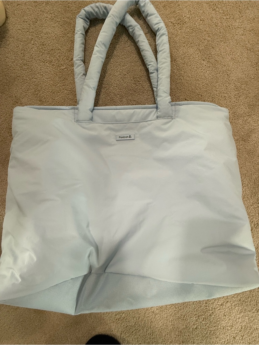 Reebok Pale Blue Puffer Tote